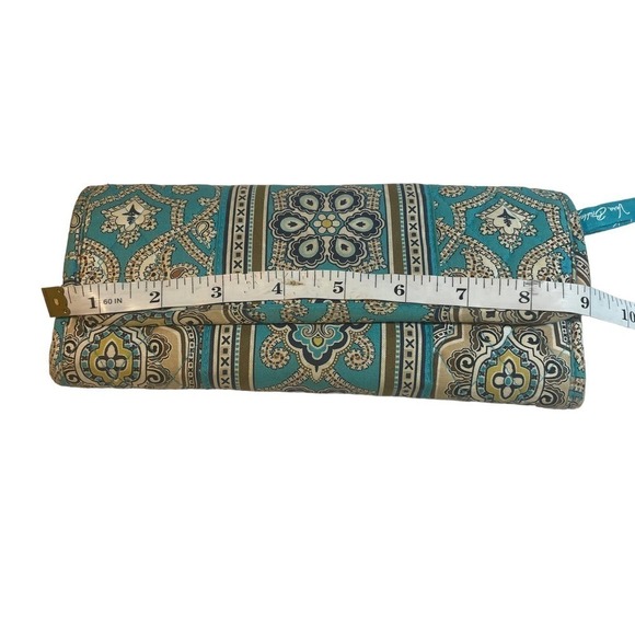 Vera Bradley Totally Turquoise Sleek Wallet - Picture 7 of 16